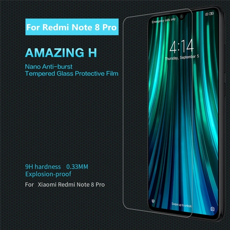 NILLKIN H/H+ Pro для Xiaomi Redmi Note 8 Pro Закаленное стекло протектор экрана для Redmi Note 8Pro Защита ЖК экрана против царапин