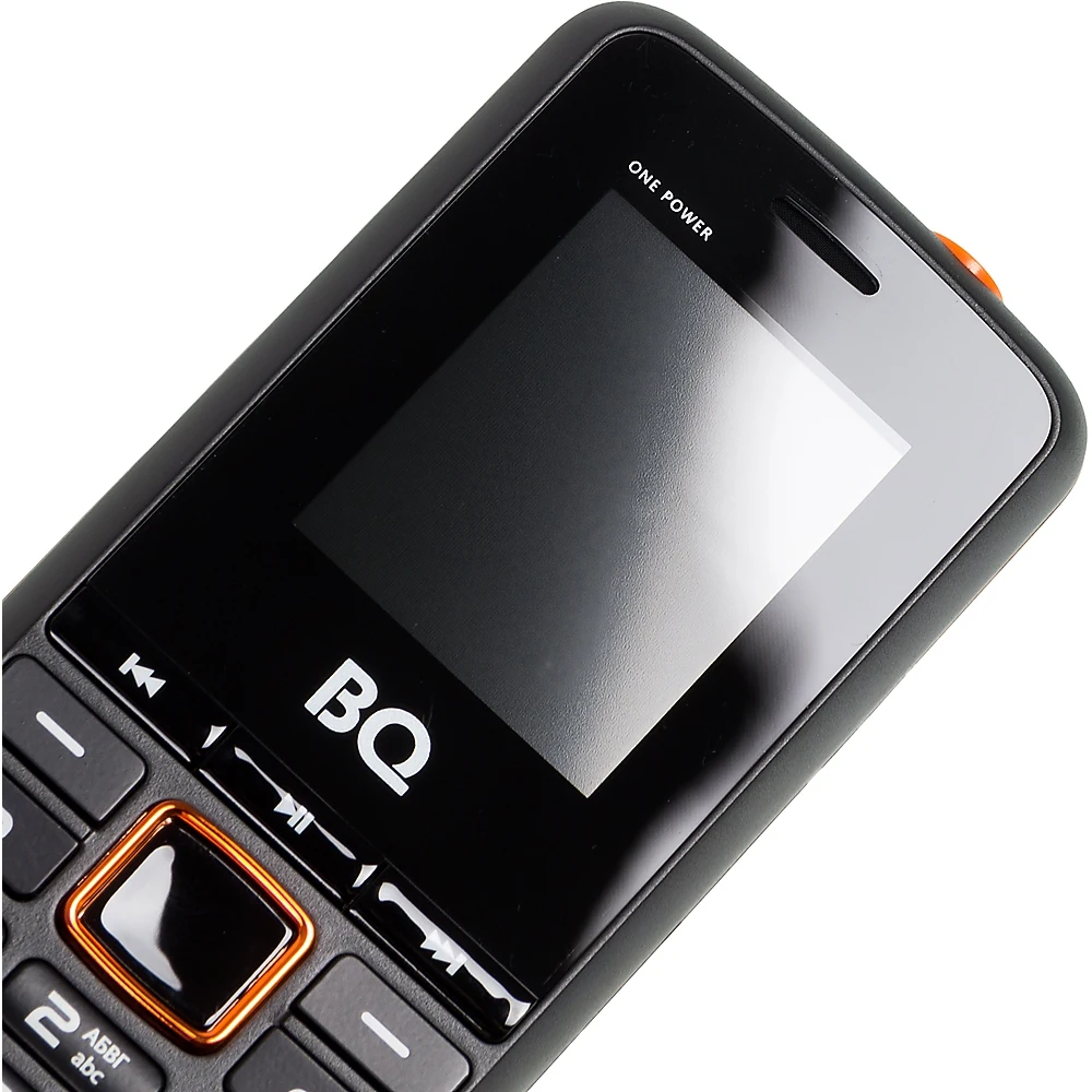 Мобильный телефон BQ One Power 1846 32Mb черный/оранжевый 2Sim 1.77" TN 128x160 0.3Mpix