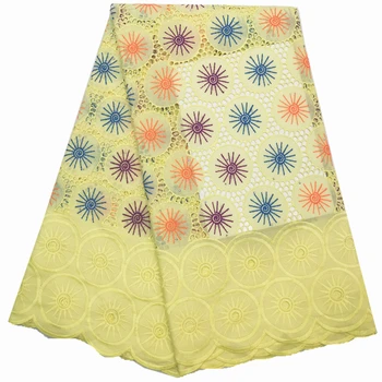 

Hot Sale African Cotton Swiss Voile Lace Fabric High Quality With Stones Swiss Voile Lace In Switzerland African Lace Fabric New
