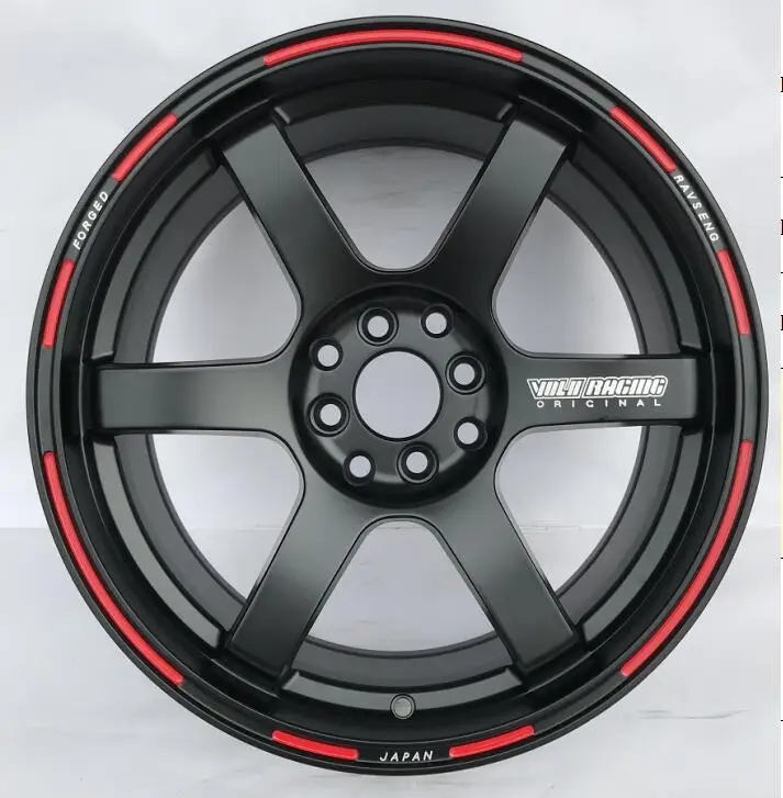 

New Red Line TE37 15 Inch 15x7.0 4x100 Car Alloy Wheel Rims Fit For Honda