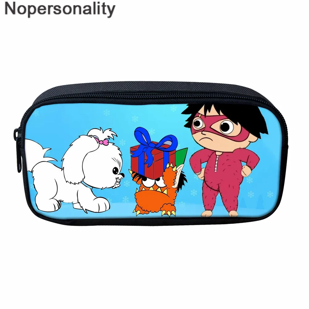 Nopersonality мультфильм Райан мире печать детский рюкзак для мальчиков и девочек 3 шт./компл. ранцы Начальная школа детская книга сумка Mochila - Цвет: LH1260K