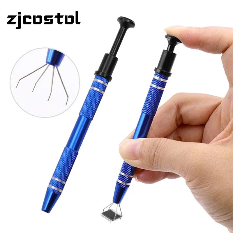 

Electronic Component Parts Gripper IC Chip Extractor Screw Picker Tweezers