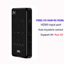  Smartldea 4K Mini Mobile Projector Android 9.0 3D BT4.1 Portable HD Proyector Beamer 5000mAh Battery touch keys Airplay Miracast 