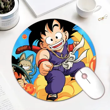 

20X20CM 22X22CM 24X24CM Dragon Ball Round Mouse Pad Compute Desk Keyboard Mice Mat Gaming Mousepad