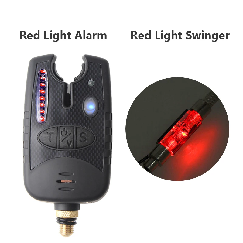 

Fishing Bite Alarms Waterproof LED Fishing Rod Alert Tone Volume Sound Fishing Rod Swingers Carp Fishing Tackle