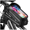 WEST BIKING Cycling Front Frame Top Tube Bag for Bike Waterproof Touch Screen Phone Case Bags MTB Road Bike Bicycle Accessories ► Photo 1/6