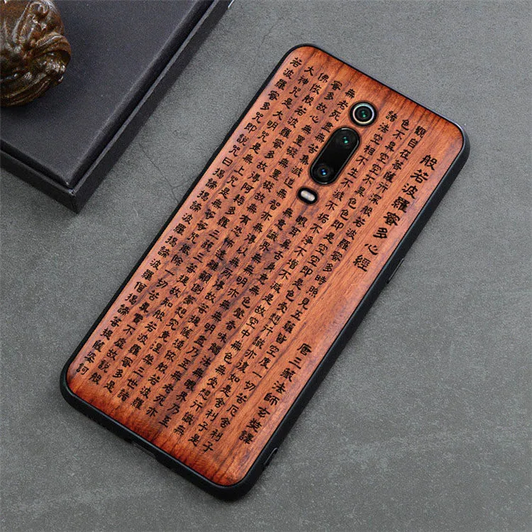 Для Xiaomi mi 9t чехол Boogic Wood funda Red mi k20 Pro Rosewood TPU противоударный задний Чехол для телефона Xiaomi mi 9T Pro Чехол - Цвет: 9