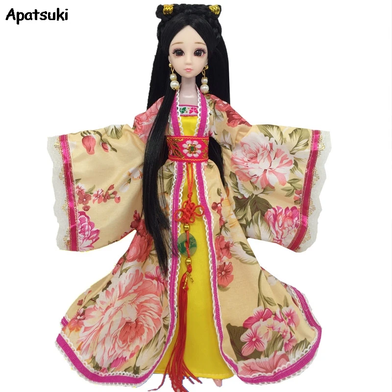 ondersteboven Alfabetische volgorde succes Geel Oude Kostuum Jurk Voor Barbie Poppen Speelgoed voor Kinderen 1:6 Doll  Kleding voor COSPLAY Kids Verjaardag Kostuum Feestjurk|Poppen Accessoires|  - AliExpress