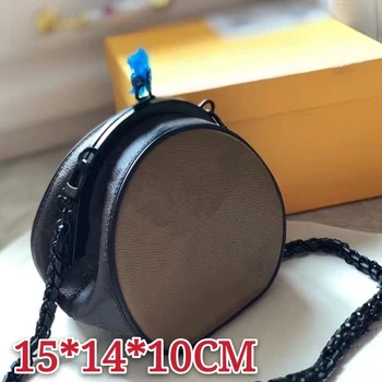 

new lady's shoulder bag oblique handbag real leather bag fashionable and durable gift free postage