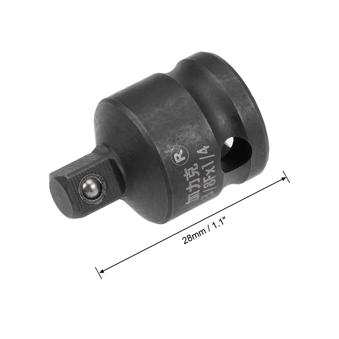 uxcell Impact Socket Adapter and Reducer 1-Inch F To 3/4-Inch M Cr-Mo Steel 