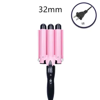 

20/22/25/28/32mm Curling Iron 3 Barrels Hair Curler Large Wave Fast Heating Styling Tool