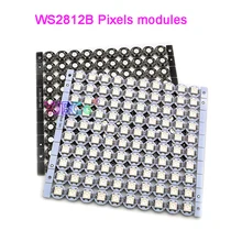100 Pieces WS2812B WS2812 LED Chip & Heatsink 5V 5050 RGB WS2811 IC Ingebouwde Pixels modules