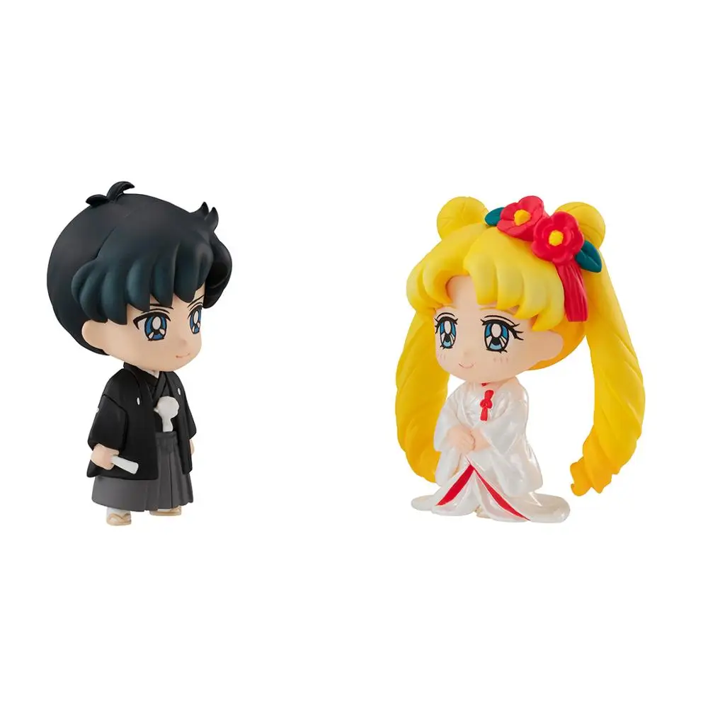 PrettyAngel-megahouse натуральный Petit Chara! Счастливая свадьба милый Хранитель Сейлор Мун Усаги и Мамору Коллекция фигурка