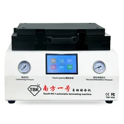 Machine à plastifier sous vide OCA, réparation d'écran tactile LCD, éliminateur automatique de bulles, TBK 808 