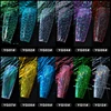 1 Pack Fluorescent Laser Thread Glitter 3D Silk Striping Line Tape Holographic Silk Foils for UV Gel Polish Nail Art Decoration ► Photo 2/6