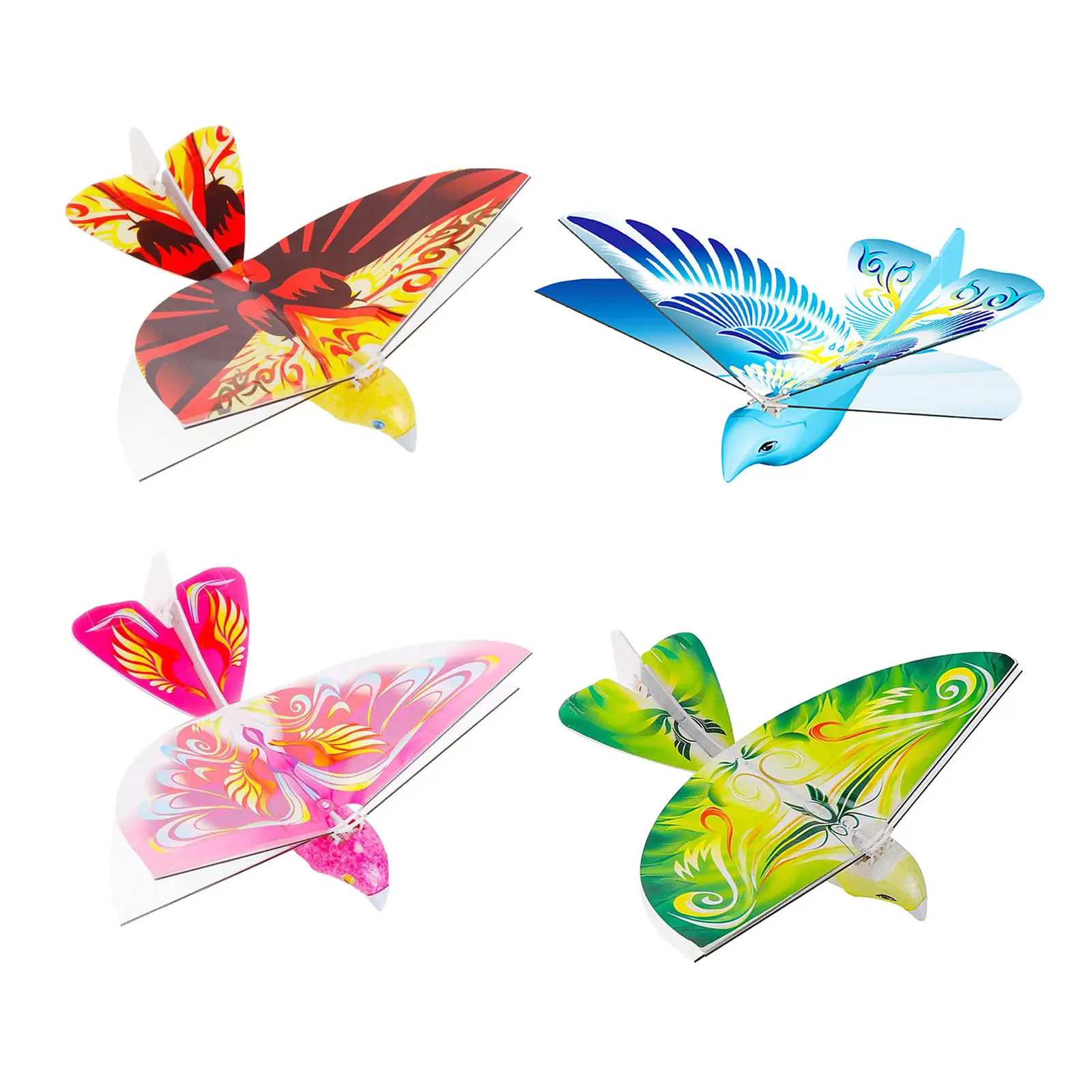 Flying Birds Electronic RC Drone Toys Helicopter 235x275x70mm 360 Degree Flying RC Bird Toy 2.4 GHz Remote Control E-Bird 6