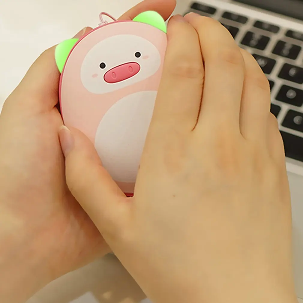 Мультфильм Рука сокровище теплая зарядка USB милый мини портативный ручной подогреватель инструмент