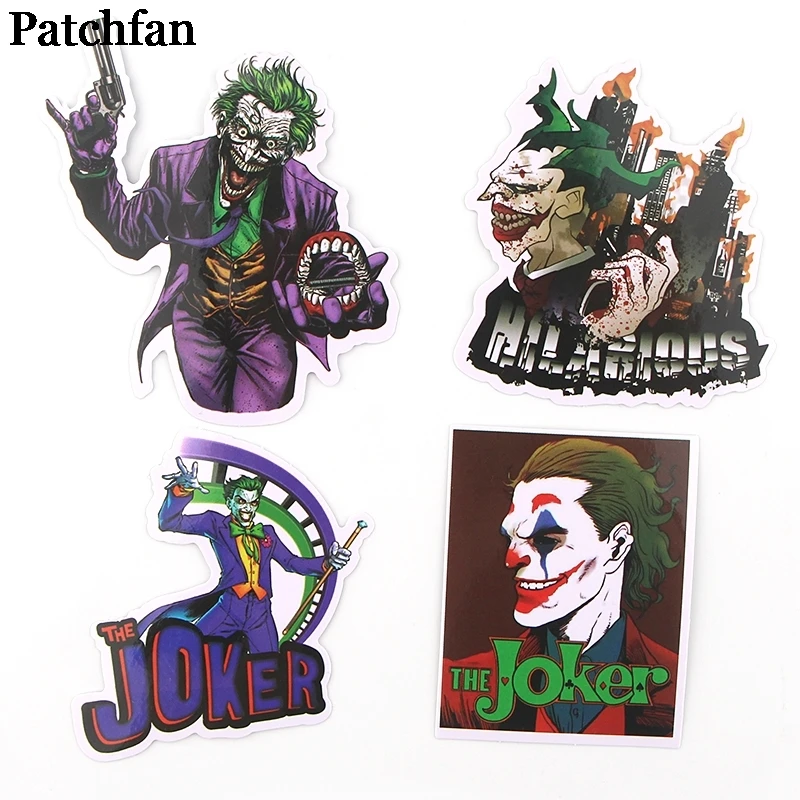 12 компл./лот Patchfan 19 шт. Джокер Отряд Самоубийц забавные наклейки пакеты письмо креативный стиль DIY настенный телефон Скрапбукинг альбом A2299
