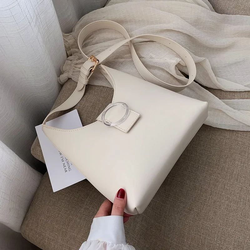 WENYUJH модные маленькие сумки через плечо для женщин Мини PU кожаная сумка через плечо для девушек Bolsas Дамский телефон кошелек - Цвет: Белый