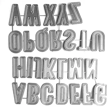 

Alphabet Letter Metal Cutting Dies Stencil Scrapbooking DIY Album Stamp Paper Card Embossing Decor Craft