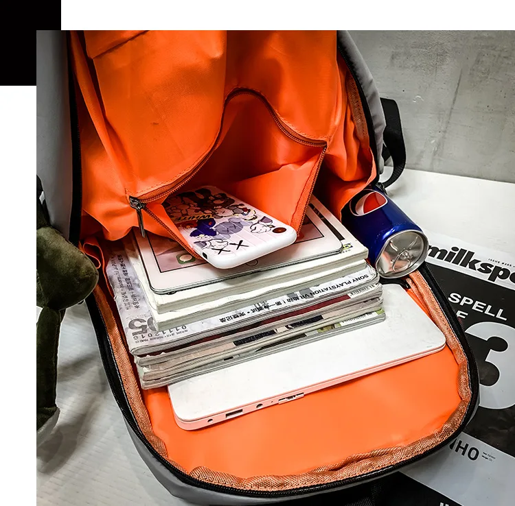Men Backpack for Laptop 15.6"USB School Fashion Men Travel Backpack Bag Water Proof Backpack Men External USB Charge Bag