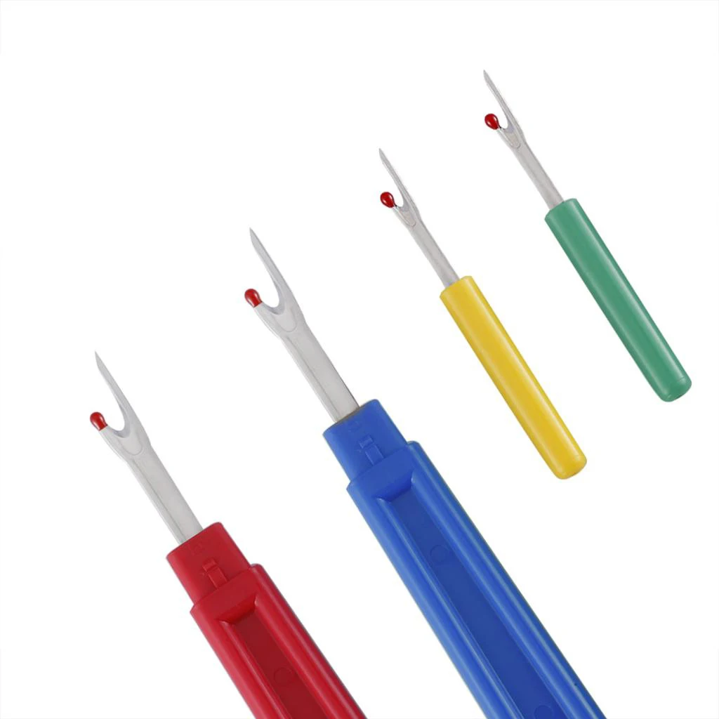 4pcs Large & Small Ripper Seam/Thread Cutter / Stitch Unpicker Useful Sewing Gadget for Cross Stitch Embroidery Accessories