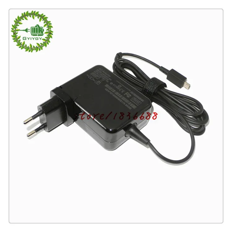 19V 1.75A Ac Мощность адаптер для ASUS eeebook X205 X205T X205TA E202 E202SA E205SA T100HA TP200S Chromebook C201 ноутбук Зарядное устройство
