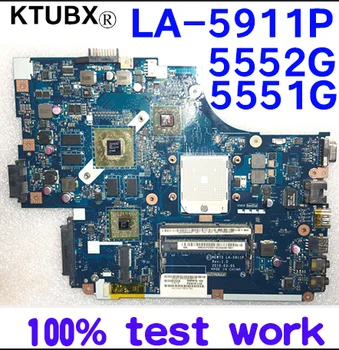 

For Acer aspire 5551 5551G 5552 5552G Laptop Motherboard NEW75 LA-5911P MBPUU02001 Main board HD5650M 1GB Free CPU