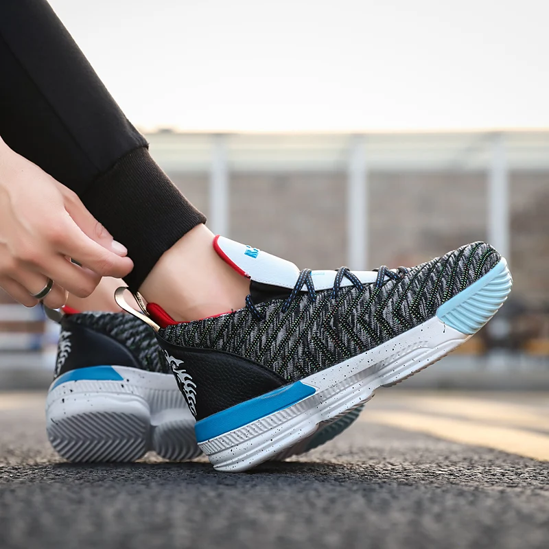 2019 новые мужские баскетбольные кроссовки zapatillas hombre Deportiva Мужские дышащие ботильоны баскетбольные кроссовки спортивная обувь