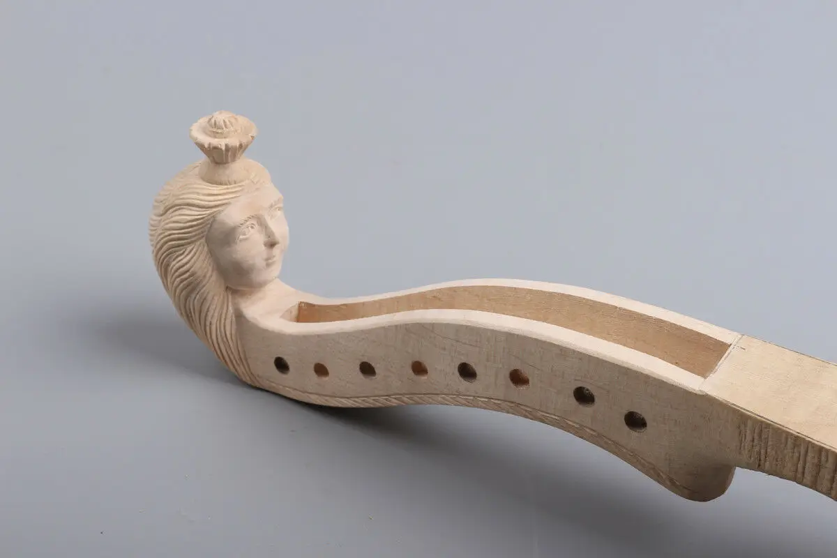 

4/4, наконечник для скрипки из кленового дерева для пожилых, 8 нитей, детали для скрипки мастер уровня