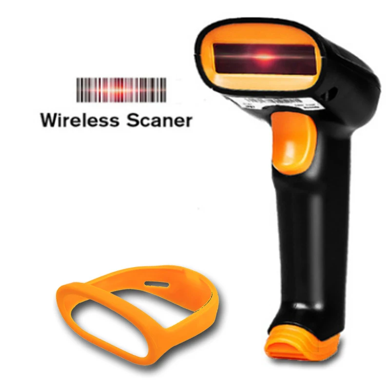 

Fast Two-Dimensional Wireless Scannig Gun Bar-code Scanner USB Wireless Scanning Gun One-Dimensional with Storage