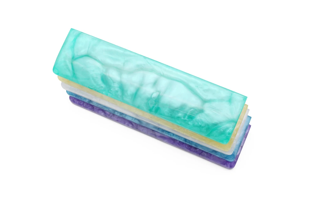 Loop-resina Wrist Rest com Pés de Borracha para Teclados Mecânicos Handmade G60 Xd60 Xd64 60 Poker 87 - Imagem 2