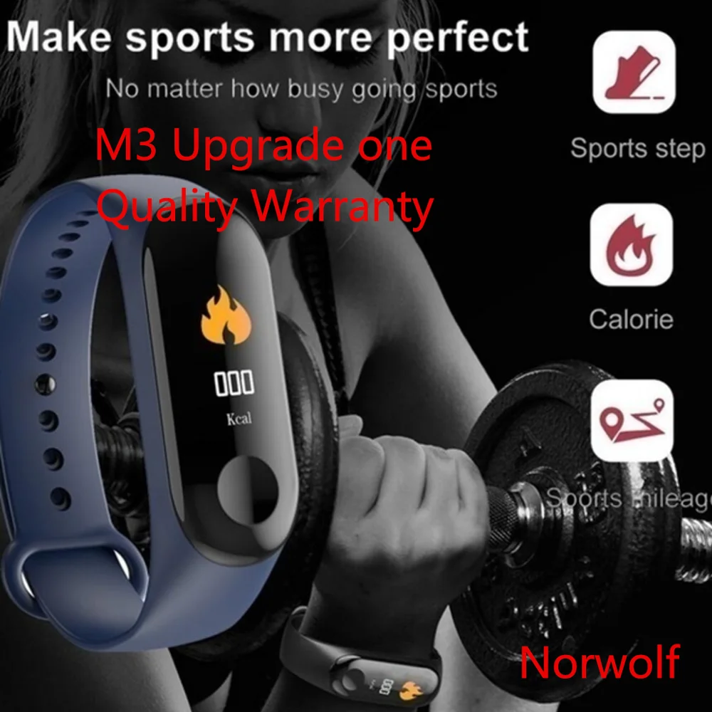 

Quality Warranty Sport Fitness tracker Watch Smartband Smart Bracelet Blood Pressure Heart Rate Monitor Men For Android iOS
