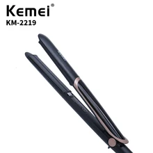 KEMEI Kemei цифровой выпрямитель для волос Профессиональный быстрый Подогрев электрическая шина прямые волосы двойного назначения KM-2219