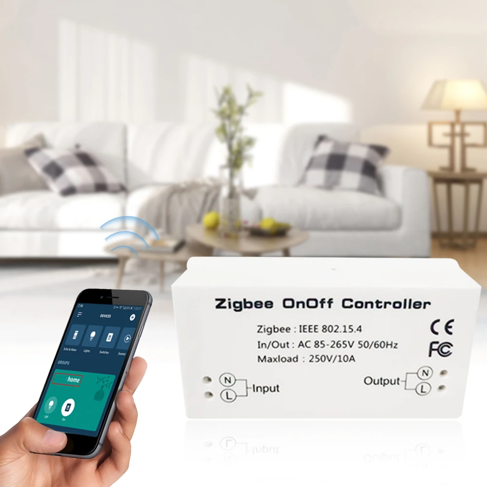 Многофункциональный переключатель управления Лер Zigbee вкл/выкл управление Лер Интеллектуальный переключатель приложение пульт дистанционного управления Домашний Светильник