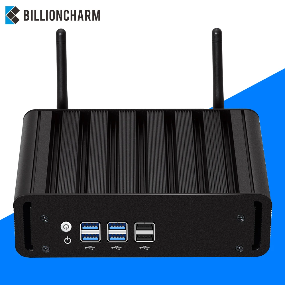 Мини ПК безвентиляторный Intel Core i7 4500U i5 i3 2955U Windows 10 7 Linux VGA HDMI 8xusb|Мини ПК| |