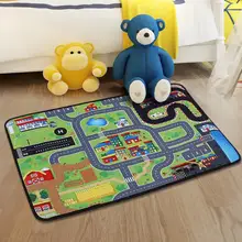Детский коврик для ползания, развивающий коврик, фланелевый коврик для гостиной, детский домашний игровой коврик с животными, влагостойкий игровой коврик для спортзала, Детский ковер