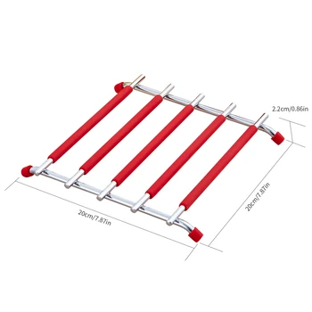 

New 2 Color Heat Insulation Mat Heat-resistant Stainless Steel Silicone Pot Holder Non-slip Tableware Pad Kitchen Placemat