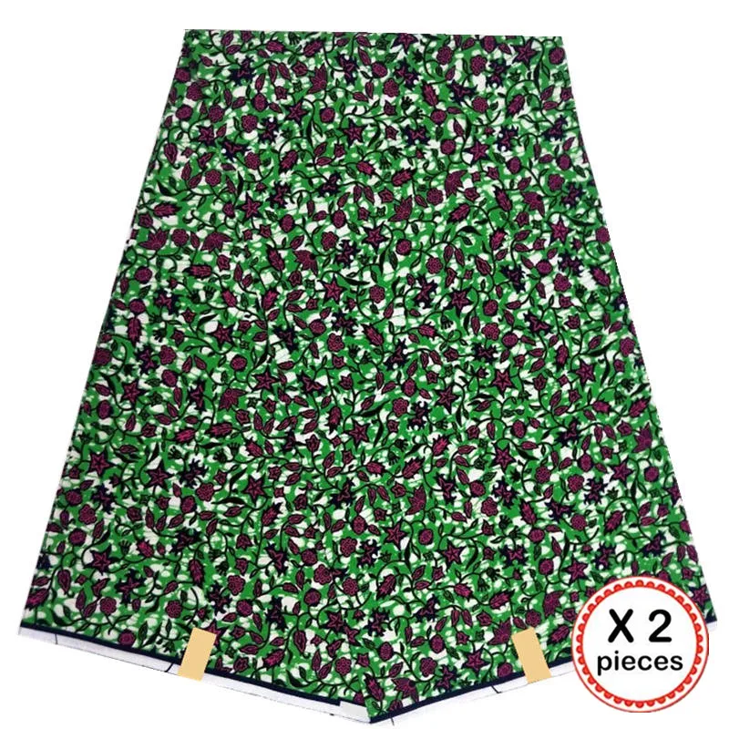 Африканская восковая ткань с принтом Анкара для шитья Анкара африканская ткань 12 ярдов Нигерия хлопок Гана ткань для платья 91025