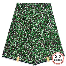 Африканская восковая ткань с принтом Анкара для шитья Анкара африканская ткань 12 ярдов Нигерия хлопок Гана ткань для платья 91025