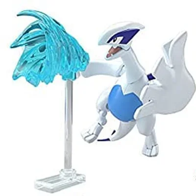 POKEMON 4 COLLECTIBLE SOFT FIGURE SET X LUGIA TYPHLOSION BANDAI 2010 NEW !