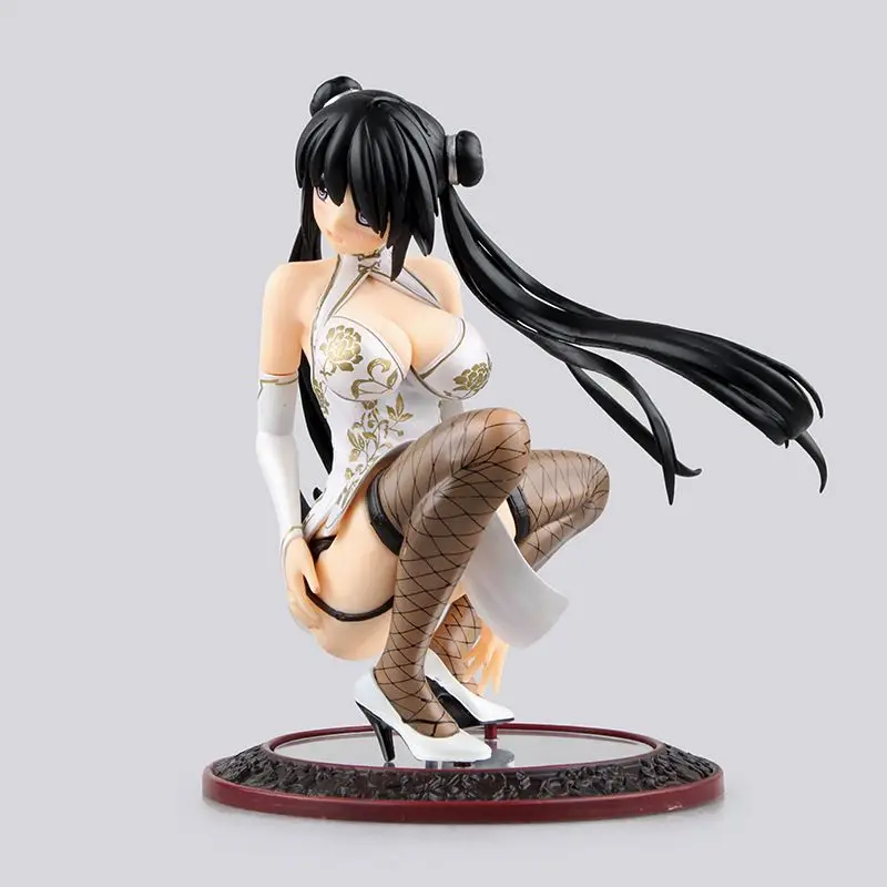 Misaki Kurehito SKYTUBE action figure sexy Cheongsam maiden ren white black 3styles model decoration pvc collection figurine toy (7)