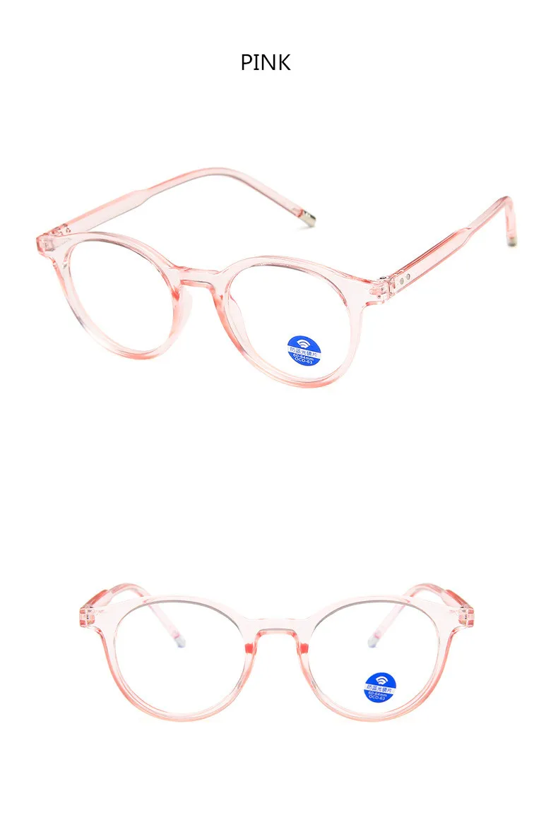Oulylan, для мужчин, прозрачный, анти-синий светильник, оправа для очков, для женщин, Ретро стиль, круглые оправы для очков, прозрачные, оптические очки, унисекс