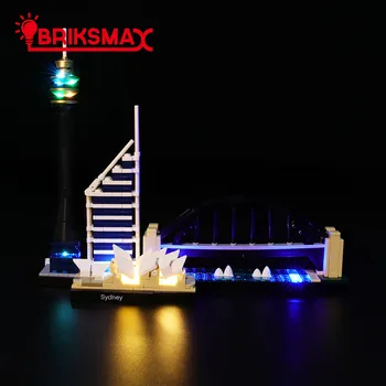 

BriksMax Led Light Up Kit For Architecture Sydney Building Blocks Compatible With 21032 (NOT Include Model)