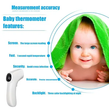 

2020 NEW thermometer laser gun Non-contact IR Infrared Sensor Forehead Handheld Thermometer LED Display Temperature Sensor Gun