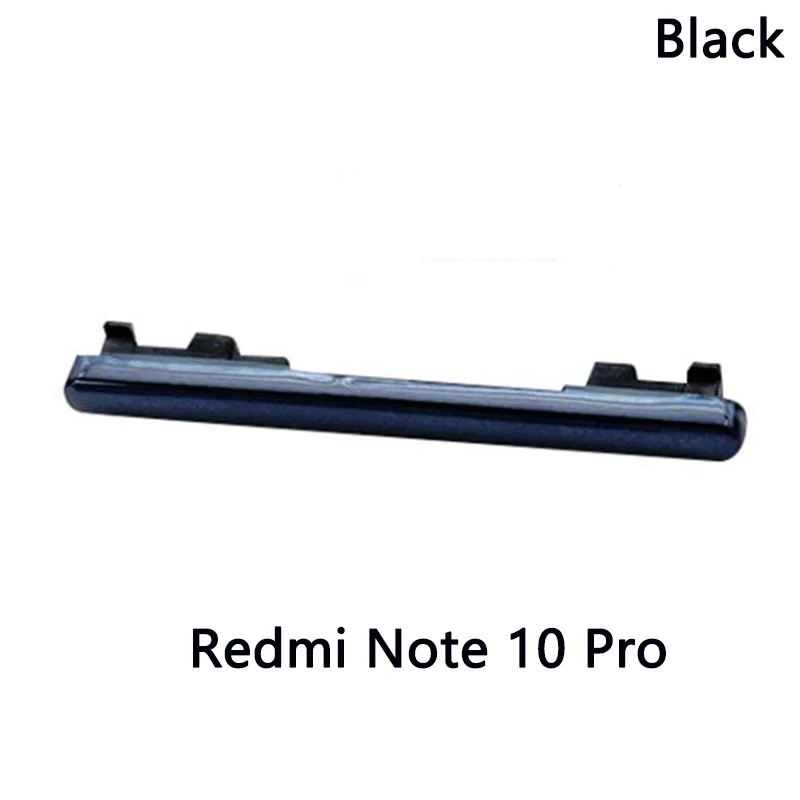 For Xiaomi Redmi Note 9S Side Key Volume Buttton + Power On / Off Side Key Set For Xiaomi Redmi Note 10 Pro Volume Side Button cell phone housing Housings & Frames