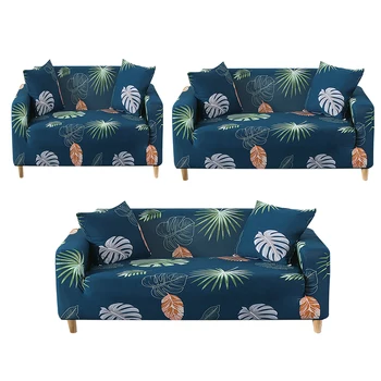 

Universal Stretch All-inclusive Non-slip Sofa Cover Printed Sofa Towel Tight Cushion with Pillowcase