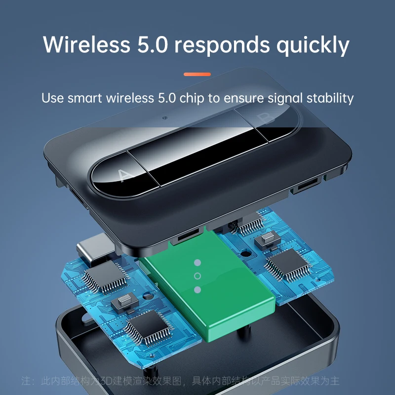 Vaorlo Transmissor de Áudio Portátil 5.0 Bluetooth 3.5 mm Aux Jack Estéreo Música Adaptador sem Fio para pc tv Fone Ouvido Alto Falante - Image 2