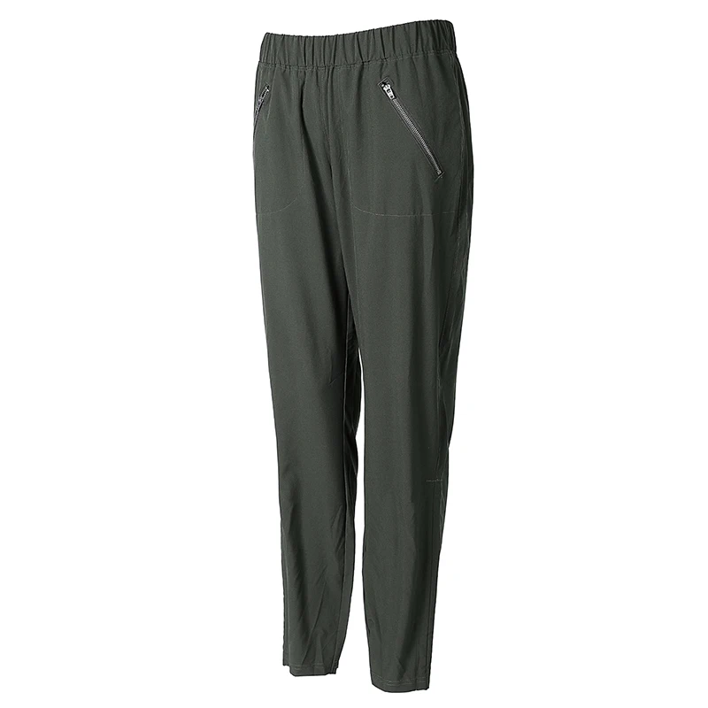 Olive Green02 SYROKAN женские свободные и сухие спортивные штаны, зауженные брюки для бега, повседневные тренировочные штаны с карманами-28 дюймов - Цвет: Olive Green02