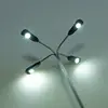 1:87/1:100 Scale Model 4 LED Luminous Street Lamp Lamppost Landscape Light DIY Train Model Decoration Sand Table Model 3